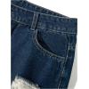 imageSOLY HUX Mens Ripped Jean Shorts Streetwear Distressed Straight Leg Summer Denim ShortsDark Wash