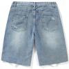 imageSOLY HUX Mens Ripped Jean Shorts Streetwear Distressed Straight Leg Summer Denim ShortsLight Wash
