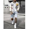 imageSOLY HUX Mens Ripped Jean Shorts Streetwear Distressed Straight Leg Summer Denim ShortsLight Wash