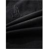 imageSOLY HUX Mens Ripped Jean Shorts Streetwear Distressed Straight Leg Summer Denim ShortsPlain Black