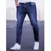 imageSOLY HUX Mens Ripped Skinny Jeans Classic Stretchy Slim Fit Denim Pants with PocketDark Wash