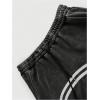 imageSOLY HUX Mens Side Striped Sweatpants Drawstring Waist Zipper Baggy Wide Leg Pants StreetwearBlack Striped