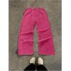 imageSOLY HUX Mens Side Striped Sweatpants Drawstring Waist Zipper Baggy Wide Leg Pants StreetwearHot Pink