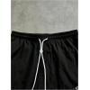 imageSOLY HUX Mens Sports Athletic Pants Drawstring Waist Straight Leg Casual Workout Baggy SweatpantsBlack