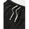 imageSOLY HUX Mens Star Graphic Y2k Vintage Drawstring Waist Wide Leg Track Shorts Summer Bottoms StreetwearBlack Star