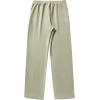 imageSOLY HUX Mens Striped Color Block Sweatpants Drawstring Elastic Waist Baggy Straight Leg Pants with PocketsApricot Colorblock