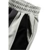 imageSOLY HUX Mens Striped Color Block Sweatpants Drawstring Elastic Waist Baggy Straight Leg Pants with PocketsLight Grey and Black