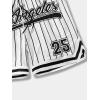 imageSOLY HUX Mens Striped Letter Graphic Sweat Shorts Drawstring Waist Track Shorts with PocketWhite Striped