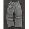 imageSOLY HUX Mens Y2k Baggy Sweatpants Straight Leg Drawstring Elastic Waist Hip Hop Casual Pants StreetwearDark Grey