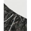 imageSOLY HUX Mens Y2k Camo Sweatpants Drawstring Elastic Waist Baggy Straight Leg Pants with Pockets StreetwearArmy Green Camo