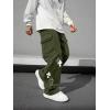 imageSOLY HUX Mens Y2k Gothic Straight Leg Baggy Cargo Pants with Pocket Hip Hop Outfit StreetwearArmy Green