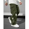 imageSOLY HUX Mens Y2k Gothic Straight Leg Baggy Cargo Pants with Pocket Hip Hop Outfit StreetwearArmy Green
