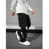 imageSOLY HUX Mens Y2k Gothic Straight Leg Baggy Cargo Pants with Pocket Hip Hop Outfit StreetwearBlack Graphic