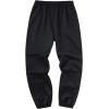 imageSOLY HUX Sweatpants for Men Letter Graphic Drawstring Elastic Waist Casual Joggers Pants with PocketsBlack Letter