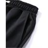 imageSOLY HUX Sweatpants for Men Letter Graphic Drawstring Elastic Waist Casual Joggers Pants with PocketsBlack Letter