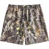 imageSOLY HUX Mens Camo Shorts Maple Leaf Print Drawstring Elastic Waist Summer Shorts StreetwearArmy Green Camo