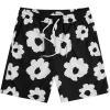 imageSOLY HUX Mens Floral Graphic Print Drawstring High Waist Shorts Casual Shorts with PocketsBlack Floral