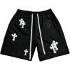 imageSOLY HUX Mens Gothic Graphic Shorts Y2K Drawstring Waist Summer Workout Track Shorts StreetwearBlack Graphic