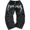 Black Graphic Print