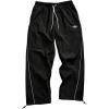 imageSOLY HUX Mens Sports Athletic Pants Drawstring Waist Straight Leg Casual Workout Baggy SweatpantsBlack