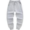 imageSOLY HUX Mens Sweatshirts Drawstring Elastic Waist Hiking Outdoor Joggers Athletic PantsLight Grey