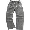 imageSOLY HUX Mens Y2k Baggy Sweatpants Straight Leg Drawstring Elastic Waist Hip Hop Casual Pants StreetwearDark Grey