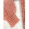 imageSOLY HUX Cardigan Sweaters for Women Cropped Tie Front Bow Lightweight Cardigan Long Sleeve Trendy Fall ShrugsCoral Pink