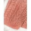 imageSOLY HUX Cardigan Sweaters for Women Cropped Tie Front Bow Lightweight Cardigan Long Sleeve Trendy Fall ShrugsCoral Pink