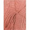 imageSOLY HUX Cardigan Sweaters for Women Cropped Tie Front Bow Lightweight Cardigan Long Sleeve Trendy Fall ShrugsCoral Pink