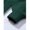imageSOLY HUX Cardigan Sweaters for Women Cropped Tie Front Bow Lightweight Cardigan Long Sleeve Trendy Fall ShrugsOlive Green