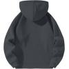 imageSOLY HUX Mens Quarter Zip Hoodies Zip Up Hoodie Long Sleeve Drop Shoulder Sweatshirt Casual PulloverPure Grey