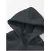 imageSOLY HUX Mens Quarter Zip Hoodies Zip Up Hoodie Long Sleeve Drop Shoulder Sweatshirt Casual PulloverPure Grey