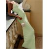 imageSOLY HUX Womens Elegant Mesh V Neck Bodycon Maxi Dress Summer Cocktail Party Wedding Guest Long Cami SundressesPlain Green