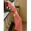 imageSOLY HUX Womens Elegant Mesh V Neck Bodycon Maxi Dress Summer Cocktail Party Wedding Guest Long Cami SundressesPure Coral Pink