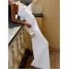 imageSOLY HUX Womens Elegant Mesh V Neck Bodycon Maxi Dress Summer Cocktail Party Wedding Guest Long Cami SundressesPure White