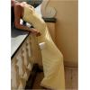 imageSOLY HUX Womens Elegant Mesh V Neck Bodycon Maxi Dress Summer Cocktail Party Wedding Guest Long Cami SundressesSolid Yellow
