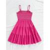 imageSOLY HUX Womens Sundress Smock Cami Mini Dress Sleeveless Swing A Line Short Dresses Casual Cute Summer DressesHot Pink