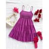imageSOLY HUX Womens Sundress Smock Cami Mini Dress Sleeveless Swing A Line Short Dresses Casual Cute Summer DressesPure Purple