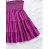 imageSOLY HUX Womens Sundress Smock Cami Mini Dress Sleeveless Swing A Line Short Dresses Casual Cute Summer DressesPure Purple