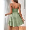 imageSOLY HUX Womens Sundress Smock Cami Mini Dress Sleeveless Swing A Line Short Dresses Casual Cute Summer DressesSolid Olive Green