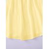 imageSOLY HUX Womens Tie Shoulder Y2k Cami Sun Dress Cute Spaghetti Strap Casual Summer A Line Short Mini DressesPlain Yellow