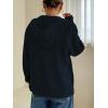 imageSOLY HUX Womens Zip Up Hooded Cardigan Sweater Knitted Drop Shoulder Fall Hoodies OuterwearDark Blue
