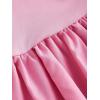 imageSOLY HUX Womens Bubble Mini Dress Y2K Halter Backless Club Party Graduation Short Dresses with Shorts UnderneathSolid Pink