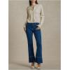imageSOLY HUX Womens Button Down Long Sleeve Crewneck Crop Cardigan Sweater Cute Knitwear ClothesSolid Apricot