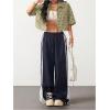 imageSOLY HUX Womens Button Down Vintage Plaid Shirts Short Sleeve Crop Blouses Preppy ClothesYellow Gingham