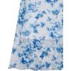 imageSOLY HUX Womens Floral Mesh Bodycon Cami Dress Cowl Neck Sleeveless Cocktail Party Wedding Guest Long Maxi DressesBlue Flower