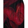 imageSOLY HUX Womens Floral Mesh Bodycon Cami Dress Cowl Neck Sleeveless Cocktail Party Wedding Guest Long Maxi DressesRed Floral Print