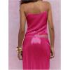 imageSOLY HUX Womens Glitter Sequin Cami Tops Spaghetti Strap Camisole Sleeveless Party Clubwear TopHot Pink