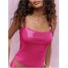 imageSOLY HUX Womens Glitter Sequin Cami Tops Spaghetti Strap Camisole Sleeveless Party Clubwear TopHot Pink