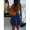 imageSOLY HUX Womens Halter Neck Sleeveless Bow Tie Backless Flowy Mini Dress Beach Vacation ClothesDark Blue